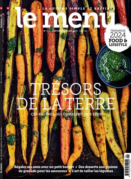 le menu edition francaise – Janvier-Fevrier 2024 Cover