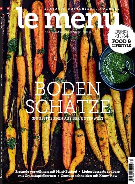 le menu – Januar-Februar 2024 Cover