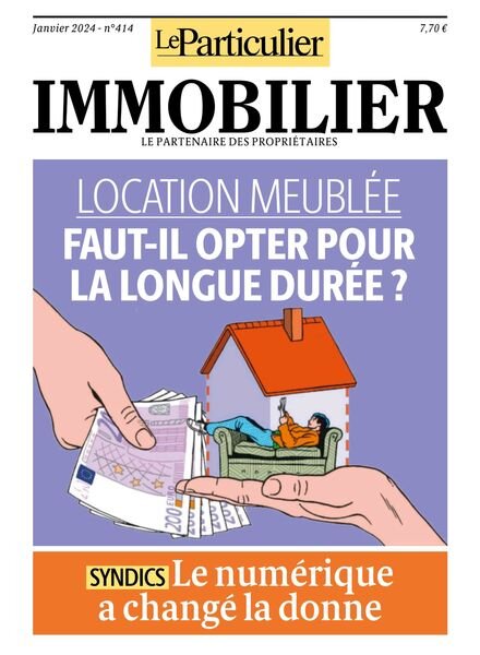 Le Particulier Immobilier – Janvier 2024 Cover