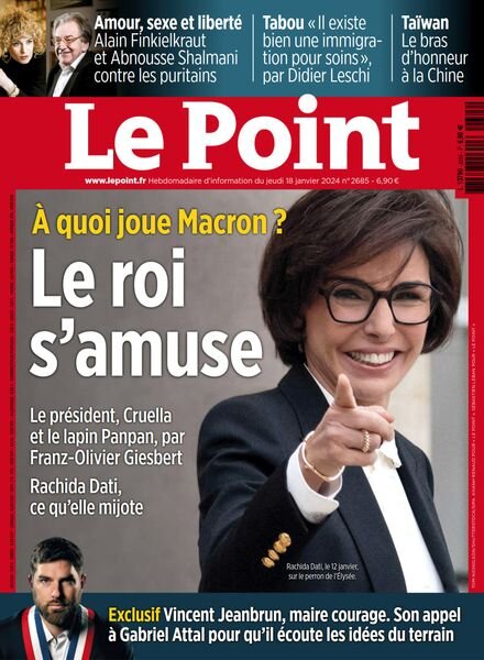 Le Point – 18 Janvier 2024 Cover
