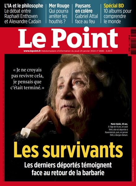 Le Point – 25 Janvier 2024 Cover