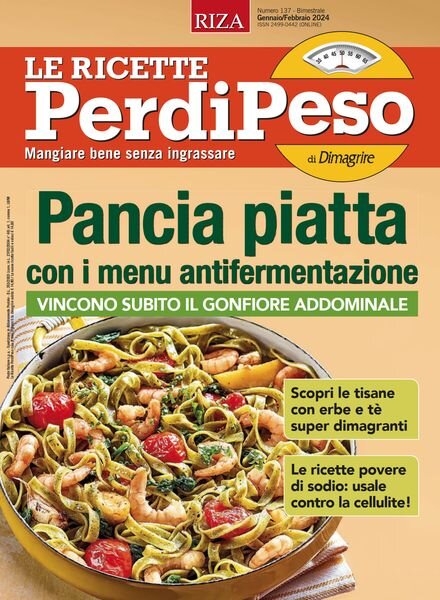 Le Ricette PerdiPeso – Gennaio-Febbraio 2024 Cover