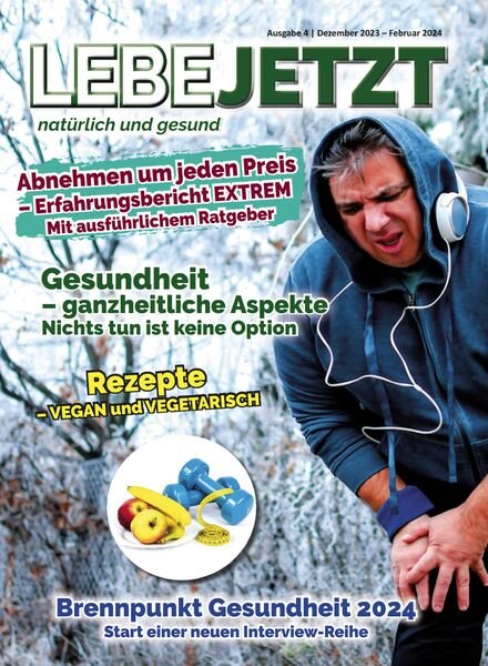 Lebe Jetzt Naturlich und Gesund – Dezember 2023 Cover