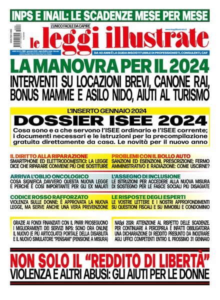 Leggi Illustrate – Gennaio 2024 Cover