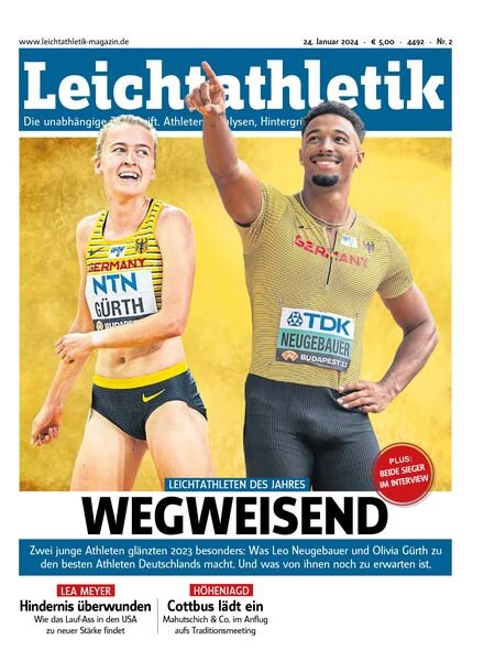 Leichtathletik – 24 Januar 2024 Cover