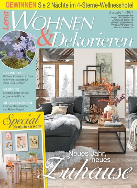 Lena Wohnen & Dekorieren – Januar 2024 Cover