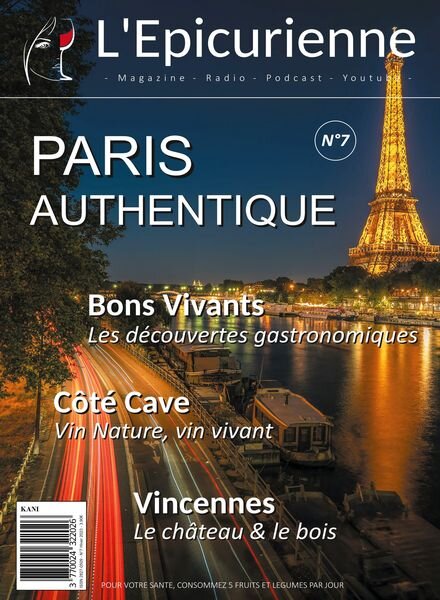 L’Epicurienne – Hiver 2023 Cover