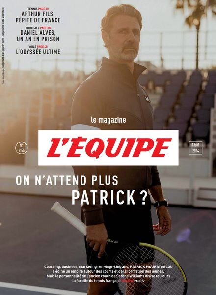 L’Equipe Magazine – 13 Janvier 2024 Cover