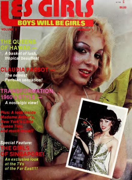 Les Girls Boys Will Be Girls Transexual Magazine Cover
