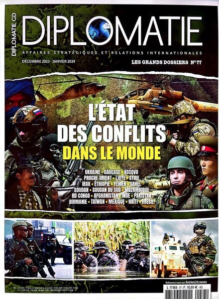 Les Grands Dossiers de Diplomatie – Decembre 2023 – Janvier 2024 Cover