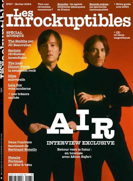 Les Inrockuptibles – Fevrier 2024 Cover