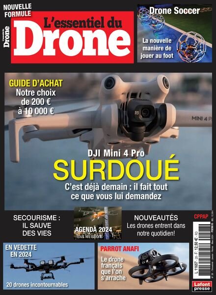 L’Essentiel du Drone – Janvier-Fevrier-Mars 2024 Cover
