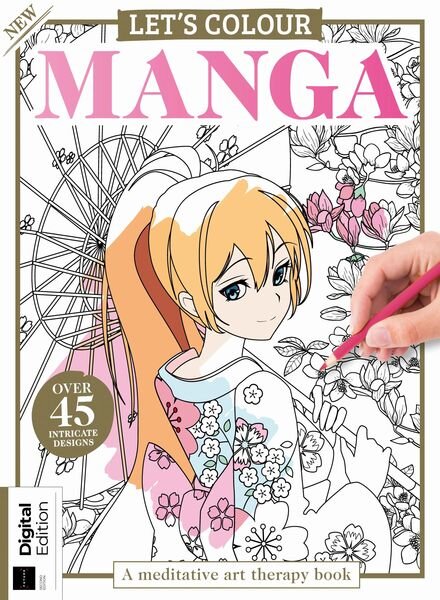 Let’s Colour – Manga – 2nd Edition – 18 January 2024 Cover