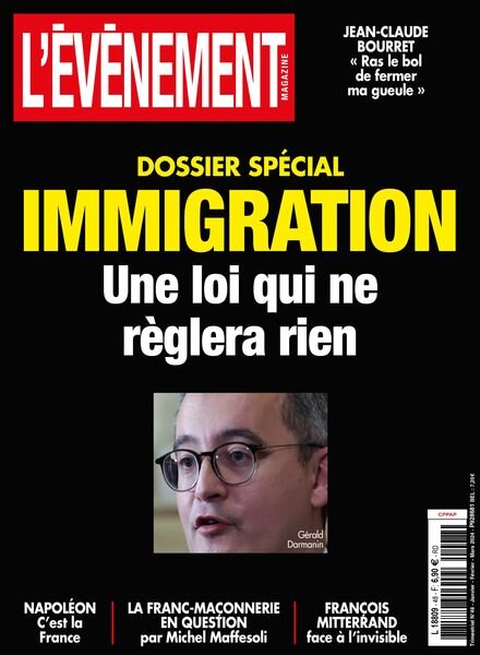 L’evenement Magazine – Janvier-Fevrier-Mars 2024 Cover
