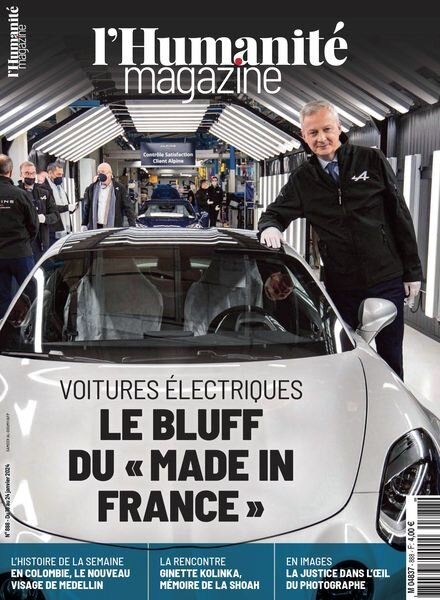 L’Humanite Magazine – 18 Janvier 2024 Cover