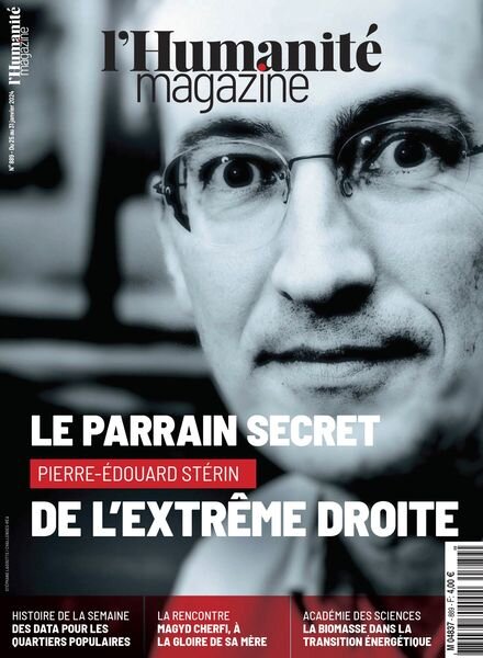 L’Humanite Magazine – 25 Janvier 2024 Cover