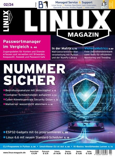 Linux Magazin – Februar 2024 Cover