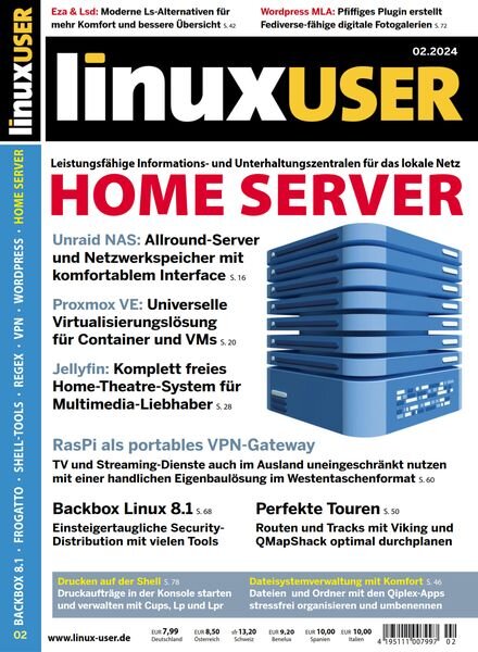 LinuxUser – Februar 2024 Cover