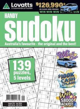 Lovatts Handy Sudoku – Issue 234 – 31 December 2023