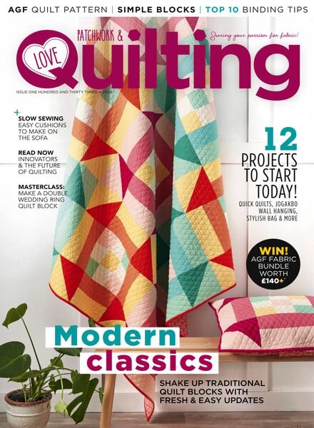 Love Patchwork & Quilting – Issue 133 – January 2024 Cover