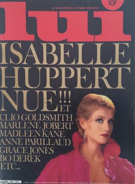 Lui – N 215 December 1981 Cover