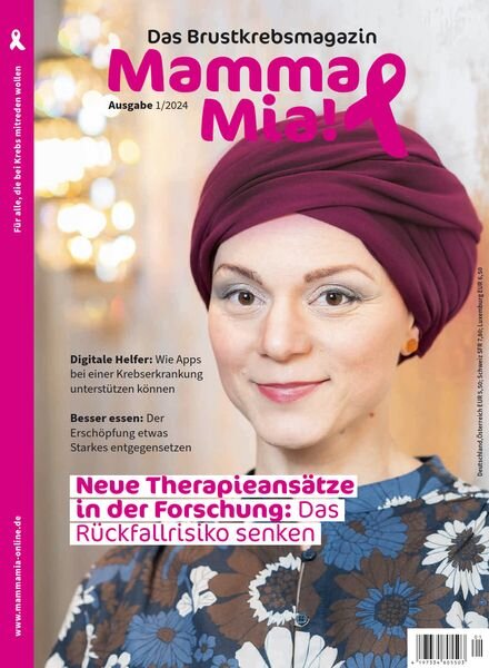 Mamma Mia! Brustkrebsmagazin – Nr 1 2024 Cover
