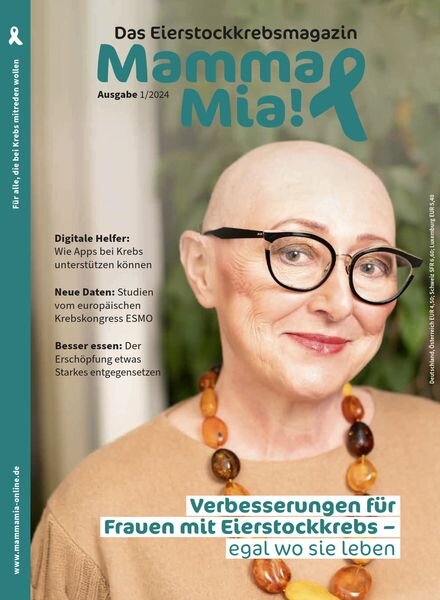 Mamma Mia! Eierstockkrebsmagazin – Nr 1 2024 Cover