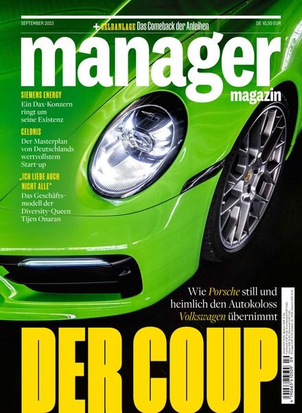 Manager Magazin – September 2023 Cover