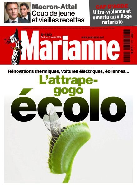 Marianne – 11 Janvier 2024 Cover