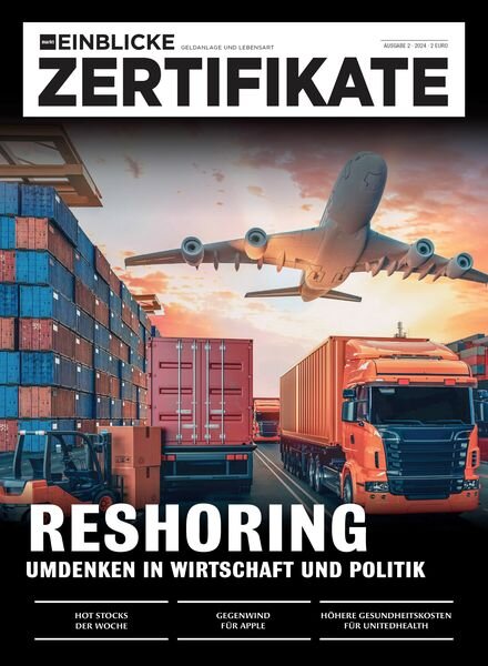 marktEINBLICKE Zertifikate – 24 Januar 2024 Cover