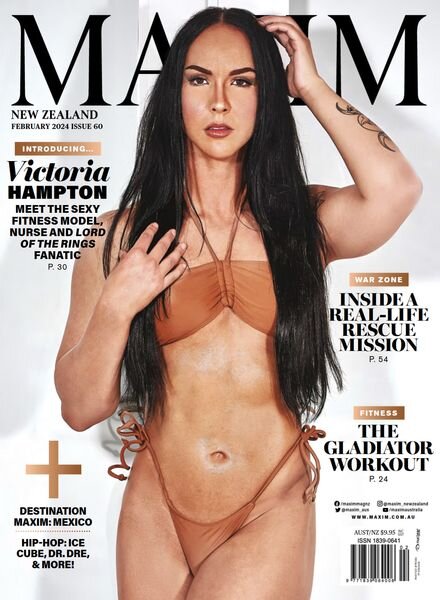 Maxim New Zealand – February 2024 Cover