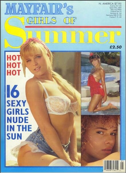 Mayfair’s Girls Of Summer – 1991 Cover