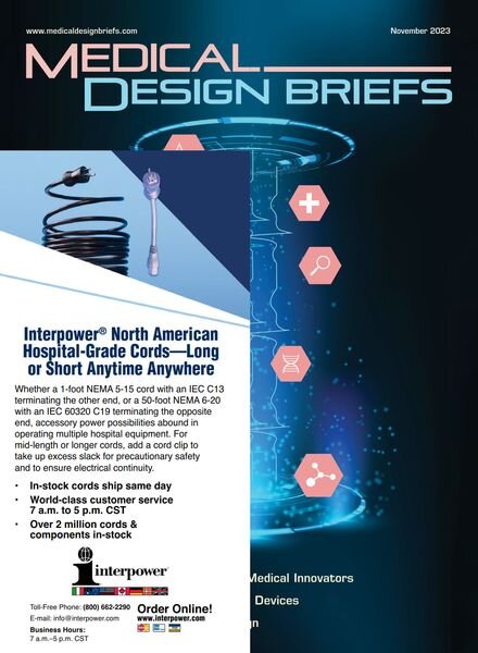 Medical Design Briefs – November 2023 Cover