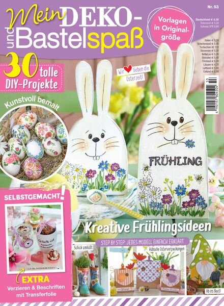 Mein Deko und Bastelspass – Januar 2024 Cover