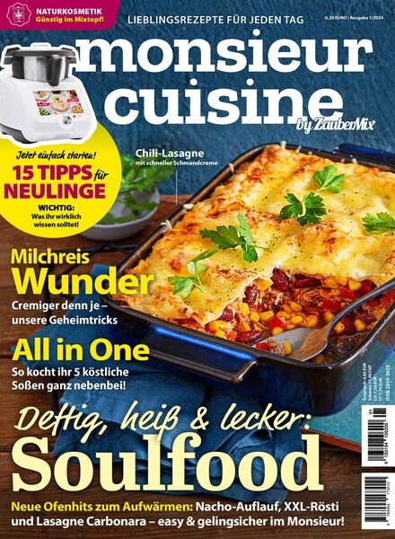 meinZauberTopf Monsieur Cuisine – Januar 2024 Cover