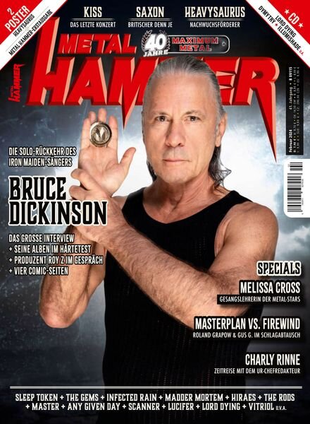 Metal Hammer Germany – Februar 2024 Cover