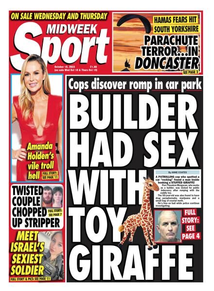 Midweek Sport – 18 October 2023 Cover