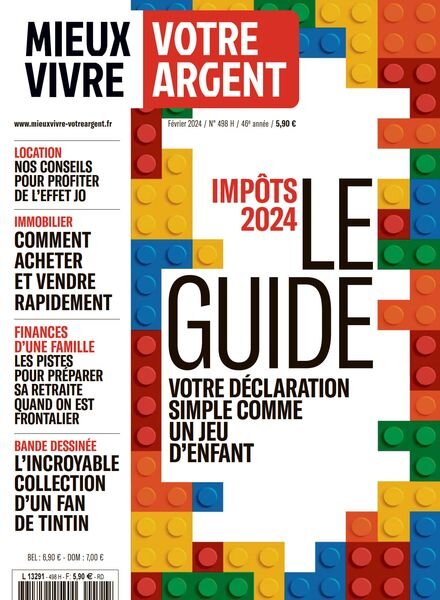 Mieux Vivre Votre Argent – Fevrier 2024 Cover