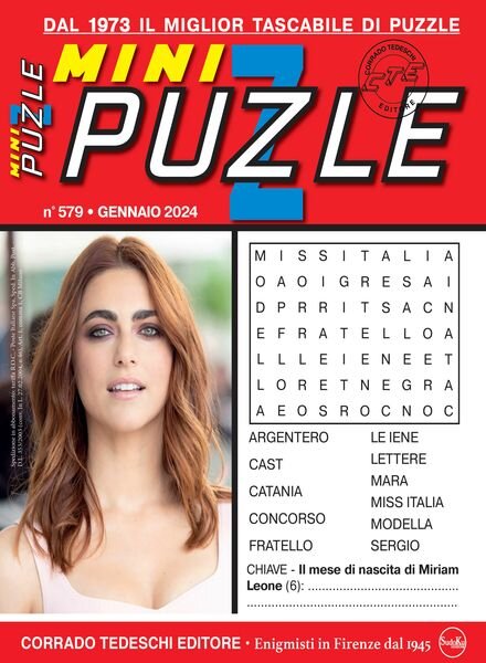Mini Puzzle – Gennaio 2024 Cover