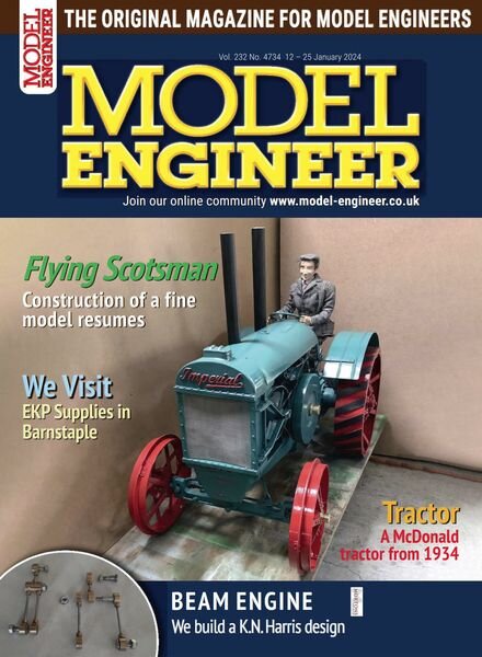 Model Engineer – Issue 4734 – 12 January 2024 Cover