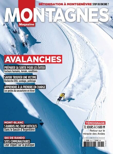 Montagnes Magazine – Fevrier 2024 Cover