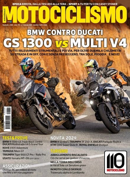 Motociclismo Italia – Gennaio 2024 Cover