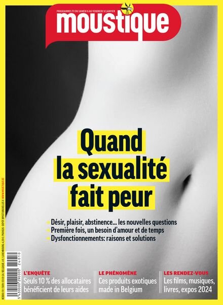 Moustique Magazine – 3 Janvier 2024 Cover