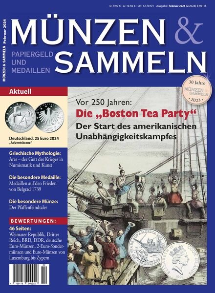 Munzen & Sammeln – Februar 2024 Cover