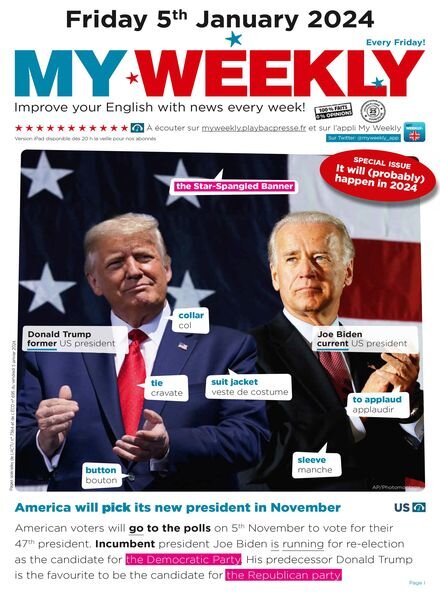 My Weekly fr – 5 Janvier 2024 Cover