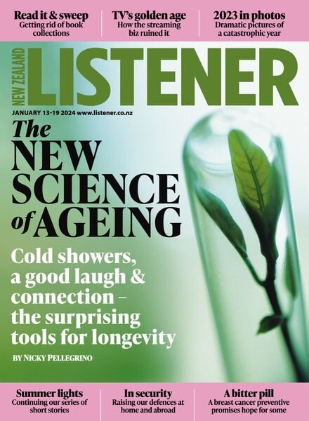 New Zealand Listener – Issue 1 – January 13 2024 Cover