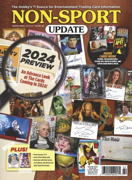 Non-Sport Update – February-March 2024 Cover