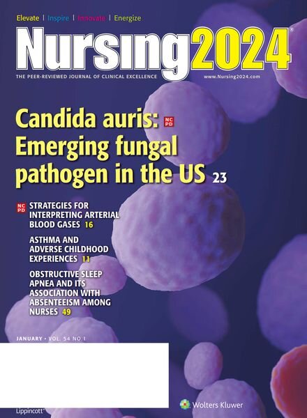 Nursing – January 2024 Cover