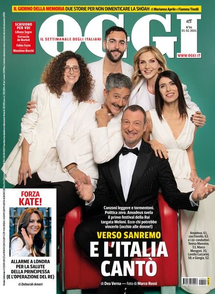 Oggi – 1 Febbraio 2024 Cover