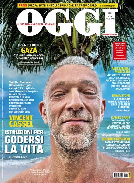 Oggi – 25 Gennaio 2024 Cover